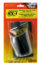 Portastrumenti montante 1 foro (52 mm) - Nero - Sinistro