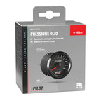 Black Analogue Gauge Series, Pressione olio - Ø 2” (52 mm)