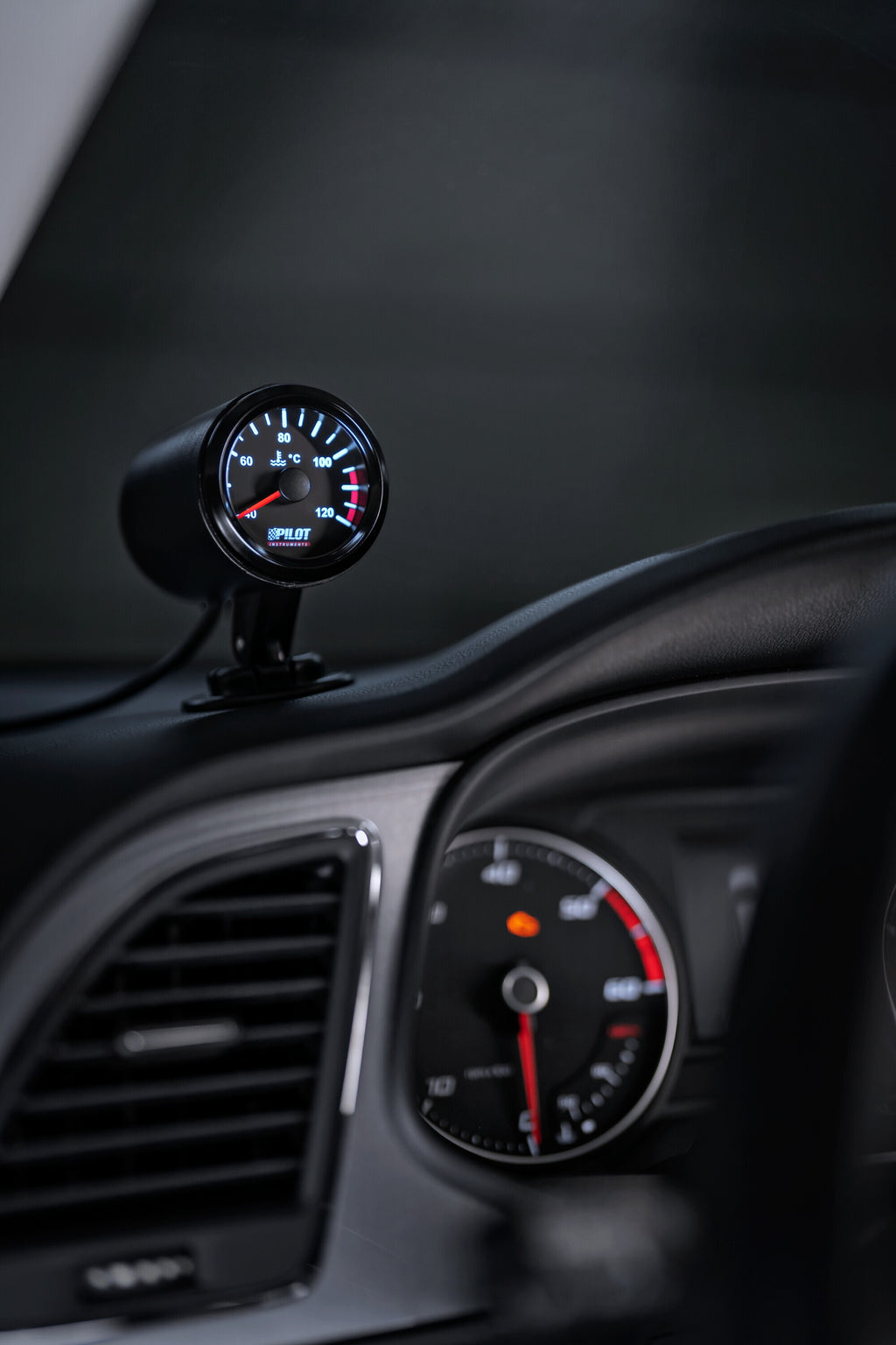 Black Analogue Gauge Series, Temperatura acqua - Ø 2” (52 mm)