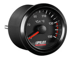 Black Analogue Gauge Series, Temperatura olio - Ø 2” (52 mm)