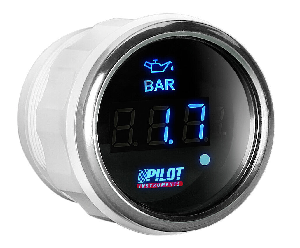 Black Digital Gauge Series, Pressione Olio - Ø 2” (52 mm)