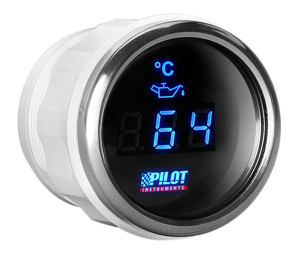 Black Digital Gauge Series, Temperatura Olio - Ø 2” (52 mm)