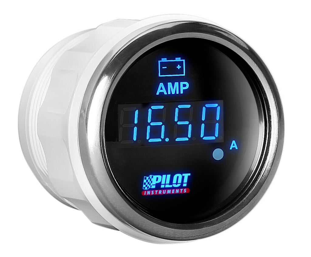 Black Digital Gauge Series, Amperometro - Ø 2” (52 mm)