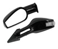 Race-6 Led, coppia specchi retrovisori esterni - Nero