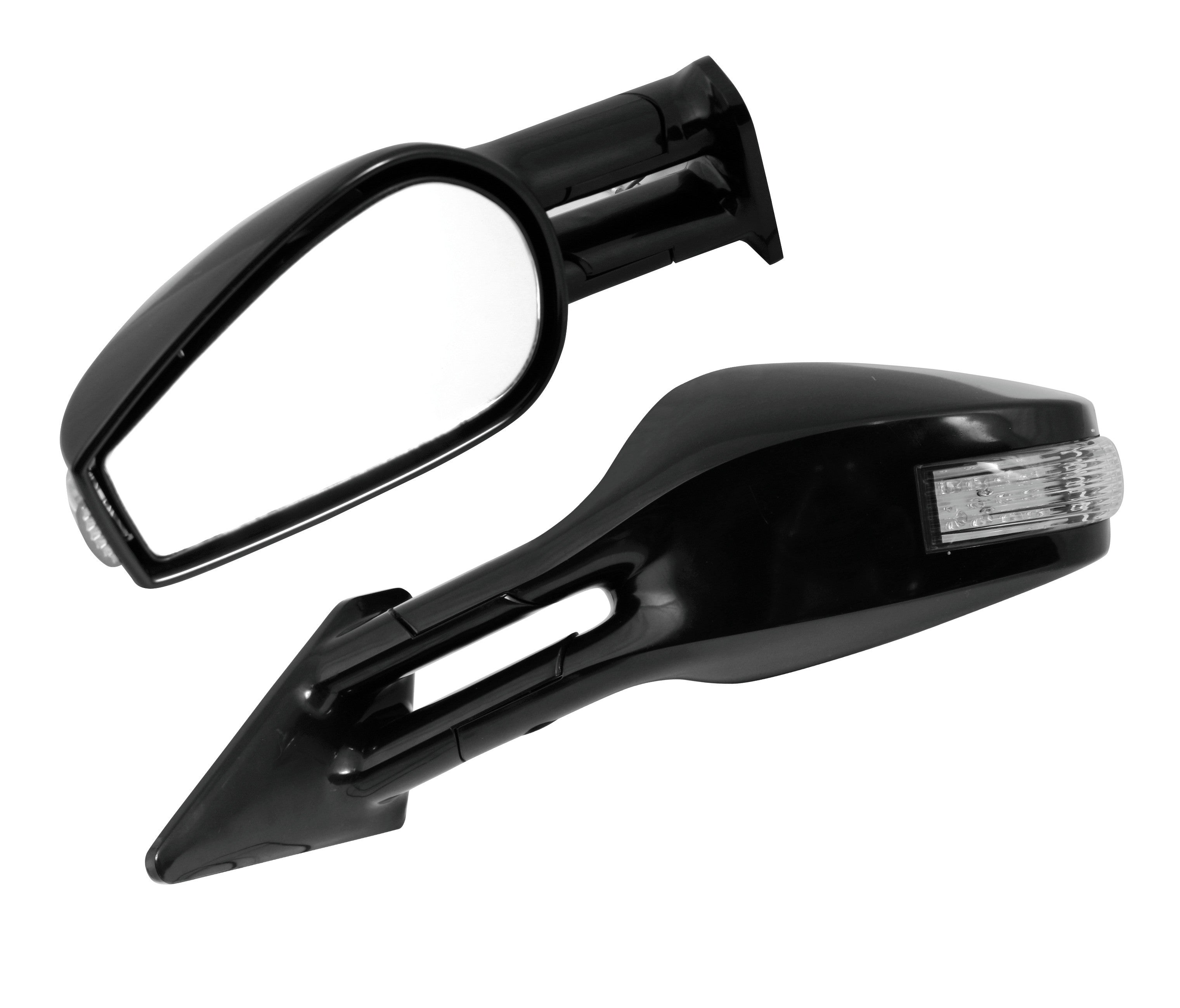 Race-6 Led, coppia specchi retrovisori esterni - Nero