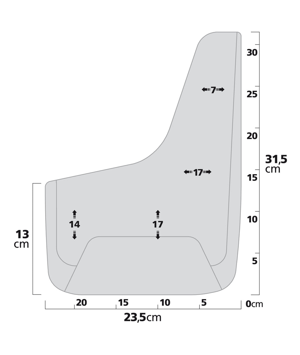 Splash-Guards Universal, paraspruzzi universali - M