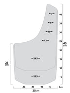 Splash-Guards Mud-Max, paraspruzzi per 4x4, furgoni, pick-up - Size 1