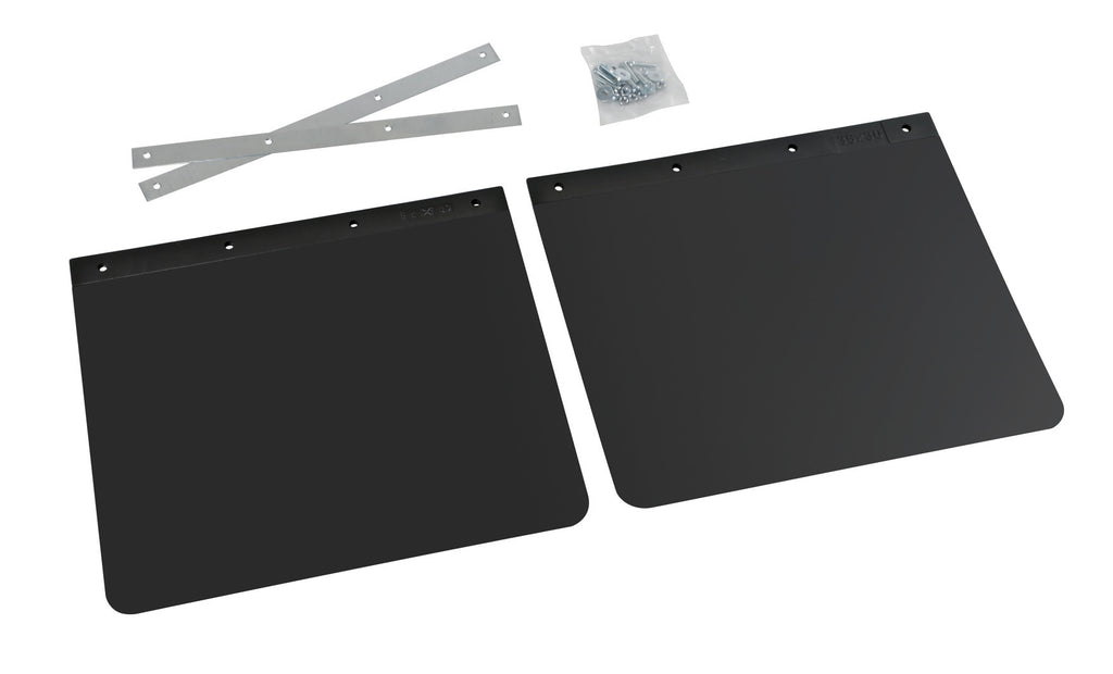 Coppia paraspruzzi neri personalizzati - 40x30 cm - Stampa 1 colore