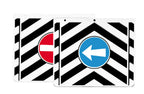 Coppia paraspruzzi camion in pvc con segnali - 35x30 cm