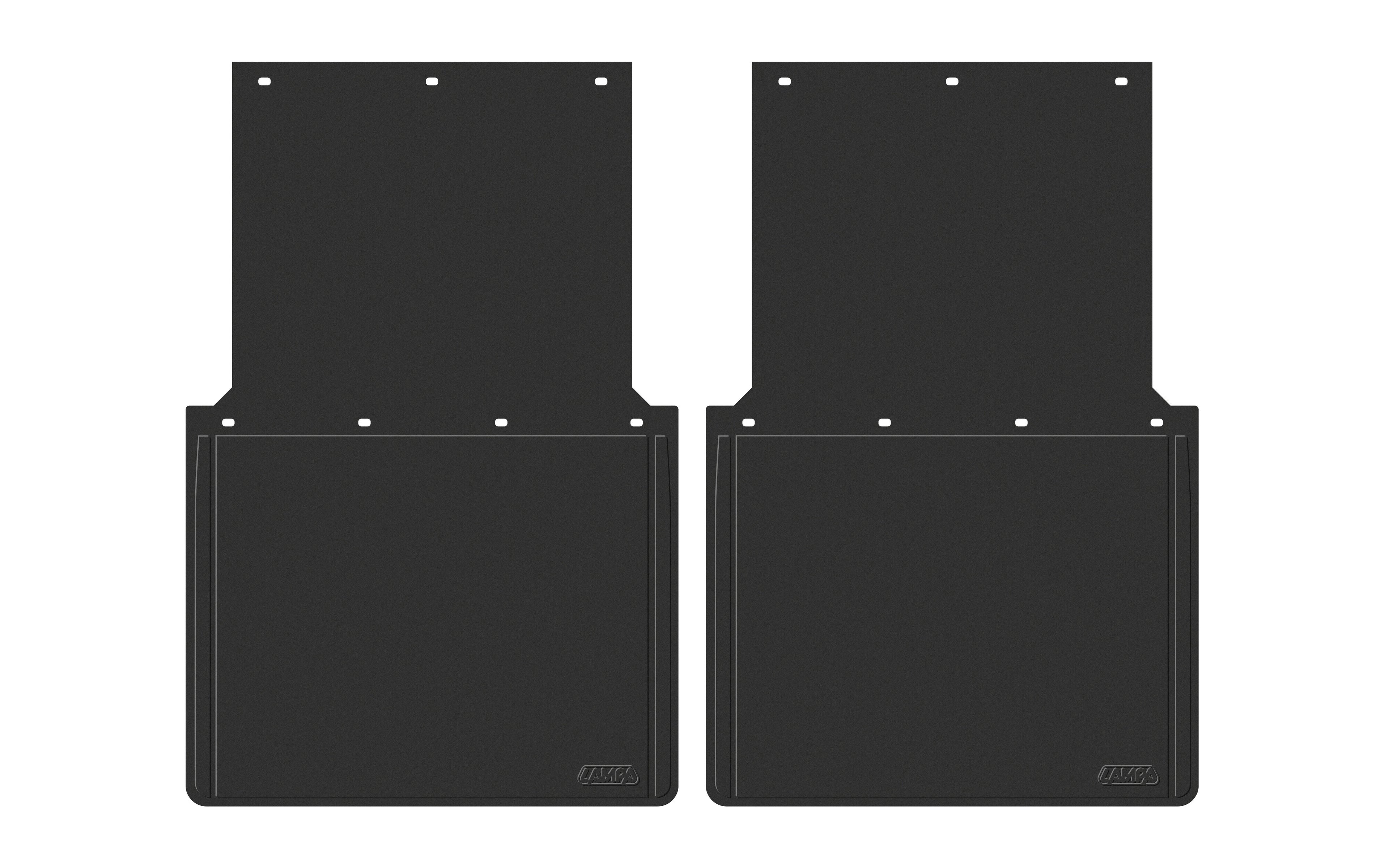 Coppia paraspruzzi omologati personalizzati - 50x75 cm - Stampa 2 colori