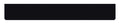 Paraspruzzi lungo in pvc, superficie liscia - 240x35 cm - Nero - Neutro