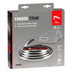 Fender-Trim, profilo adesivo angolare cromato - 5 m - 15 mm