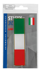 Sticky 3D - Tricolore Italia lungo classico, 1 pz - 110x27 mm