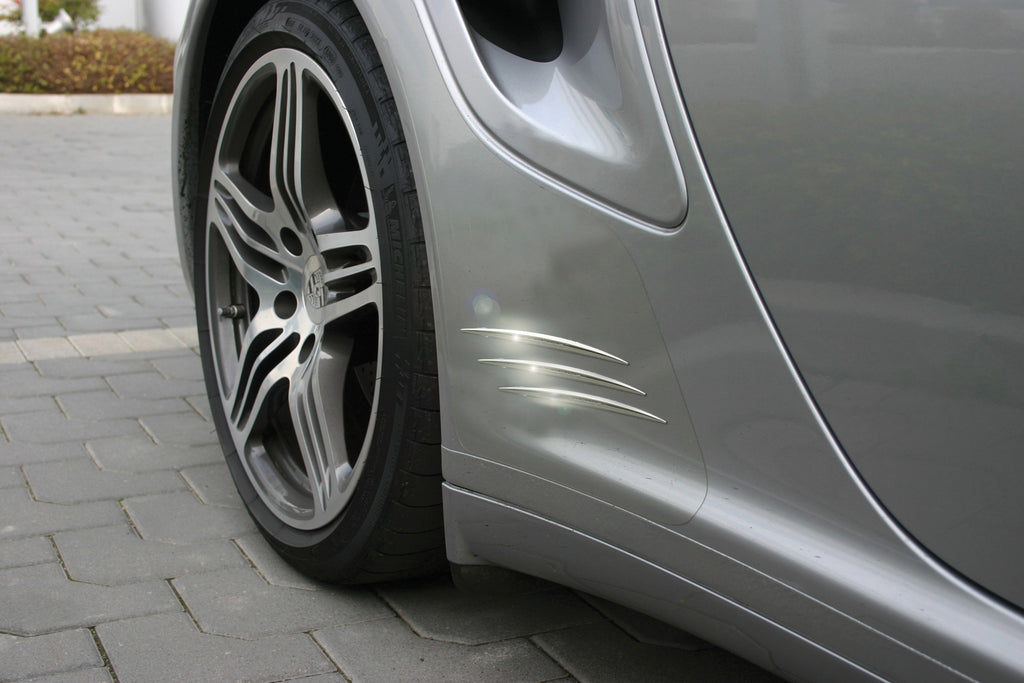 Chrome Decos, decorazioni adesive cromate, 2 pz - 290 mm