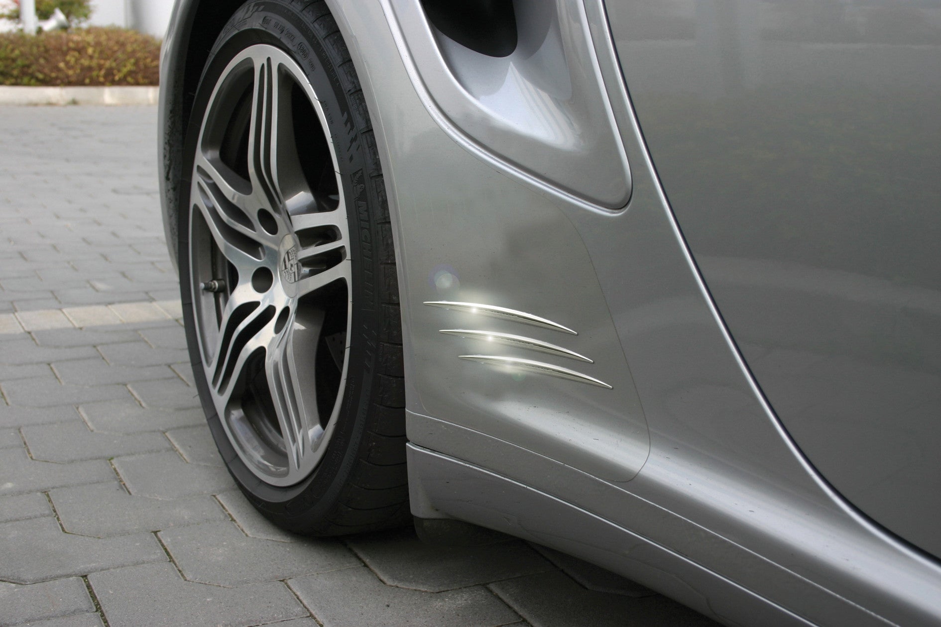 Chrome Decos, decorazioni adesive cromate, 2 pz - 290 mm