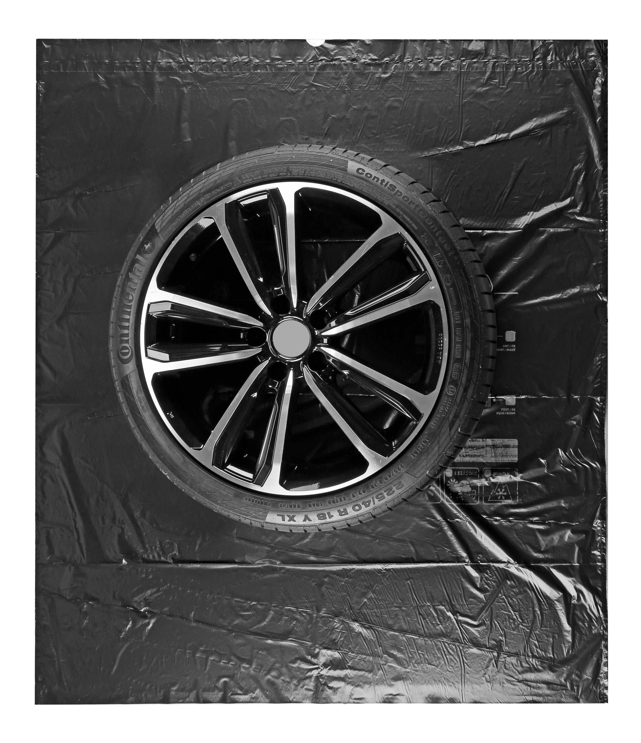 Sacchi per pneumatici, 20 pz - 105x110 cm