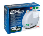 Sun-Stop, coperture di protezione per ruote, 2 pz - S