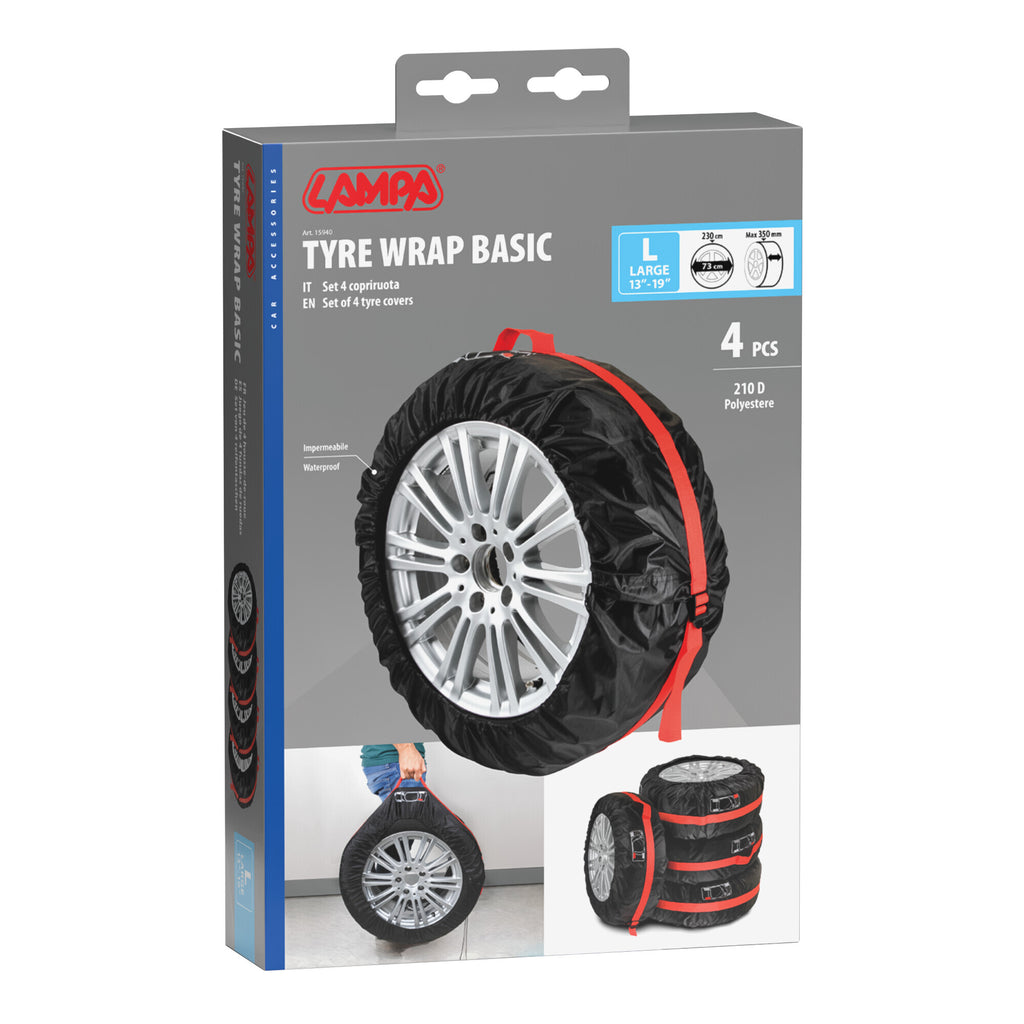 Tyre Wrap Basic - Set 4 copriruota - L - 13"-19"