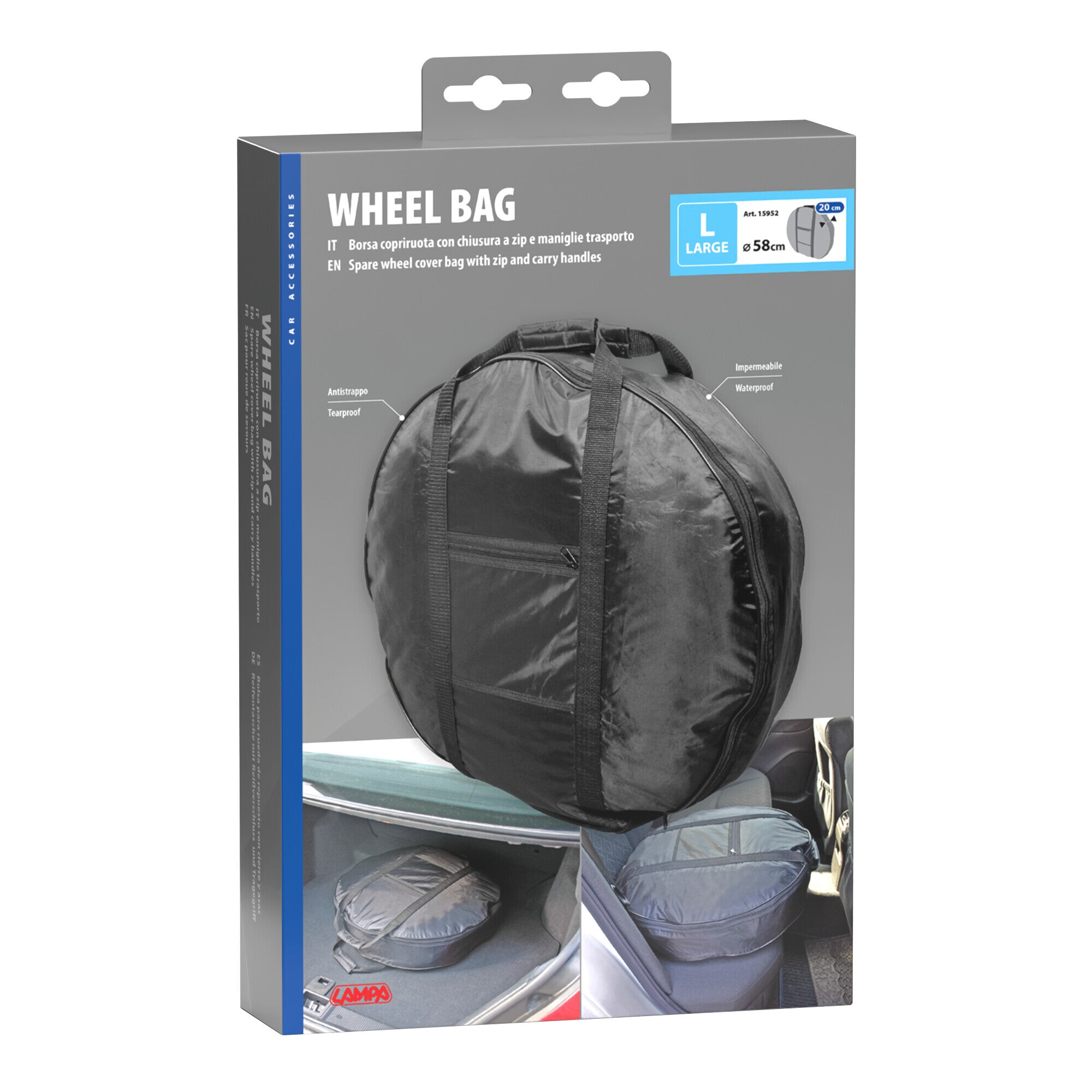 Wheel Bag, borsa copriruota di scorta - L