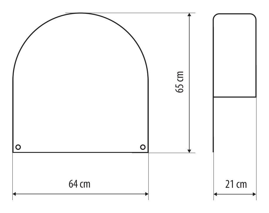 Copriruota per caravan, camper e rimorchi - L - 14-16”