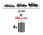 XL wheelrack, supporto porta gomme e cerchioni da parete