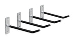 Set 4 ganci appendiruote da parete