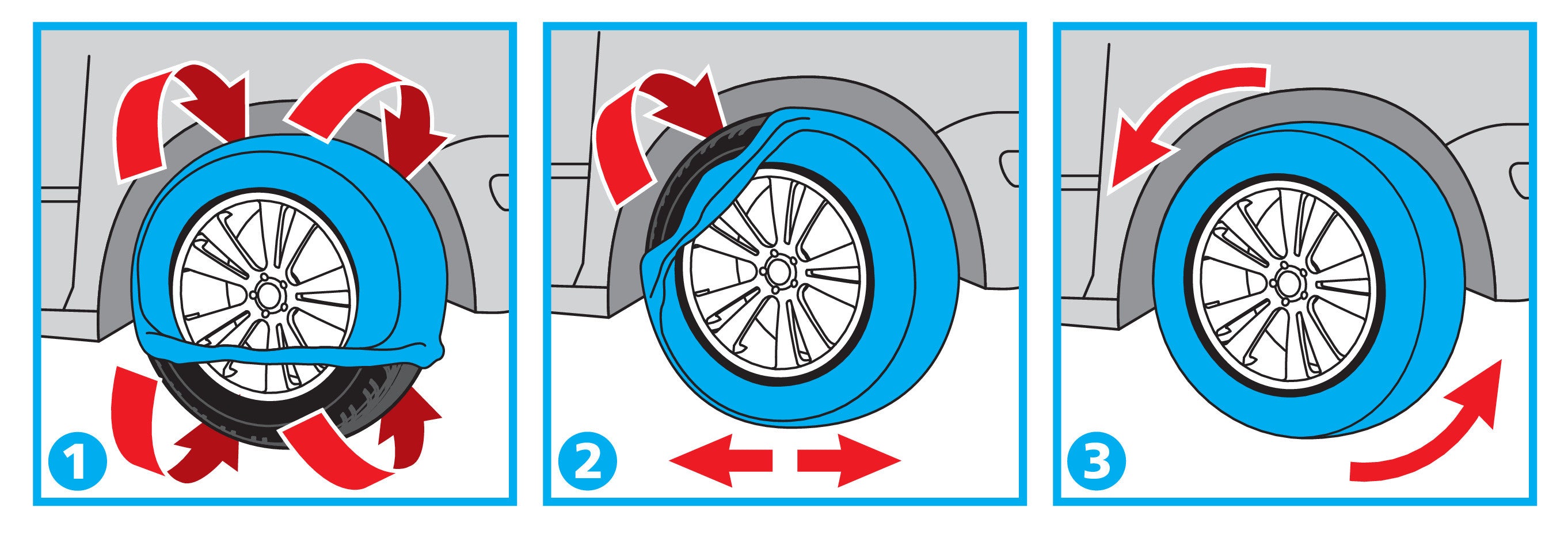 Performance, coppia di calze da neve per auto - SD54