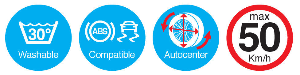 Performance, coppia di calze da neve per auto - SD54