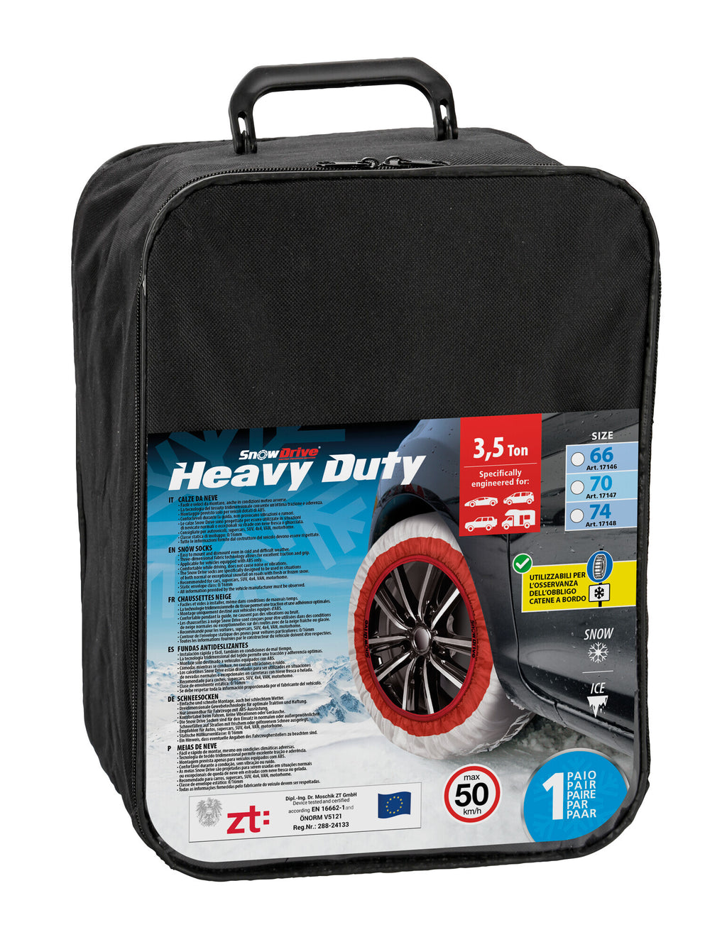 Heavy Duty, coppia calze da neve per Maxi SUV e furgoni - SD74