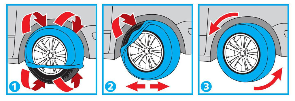 Nördik, coppia di calze da neve per auto - GP-M