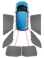 Kit tendine Privacy - 4 pz - compatibile per Alfa Romeo Mito (09/08>04/19)
