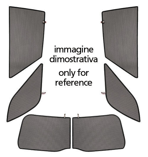 Kit tendine Privacy - 6 pz - compatibile per Bmw Serie 3 Touring (E91) (09/05>05/12)
