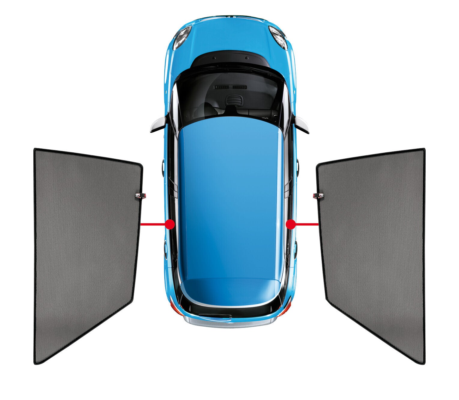 Kit tendine Privacy - 2 pz - compatibile per Audi A4 Allroad (04/09>05/16) - Audi A4 Avant (05/08>10/15)
