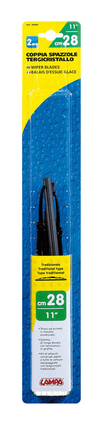 Standard, spazzole tergicristallo - 28 cm (11") - 2 pz