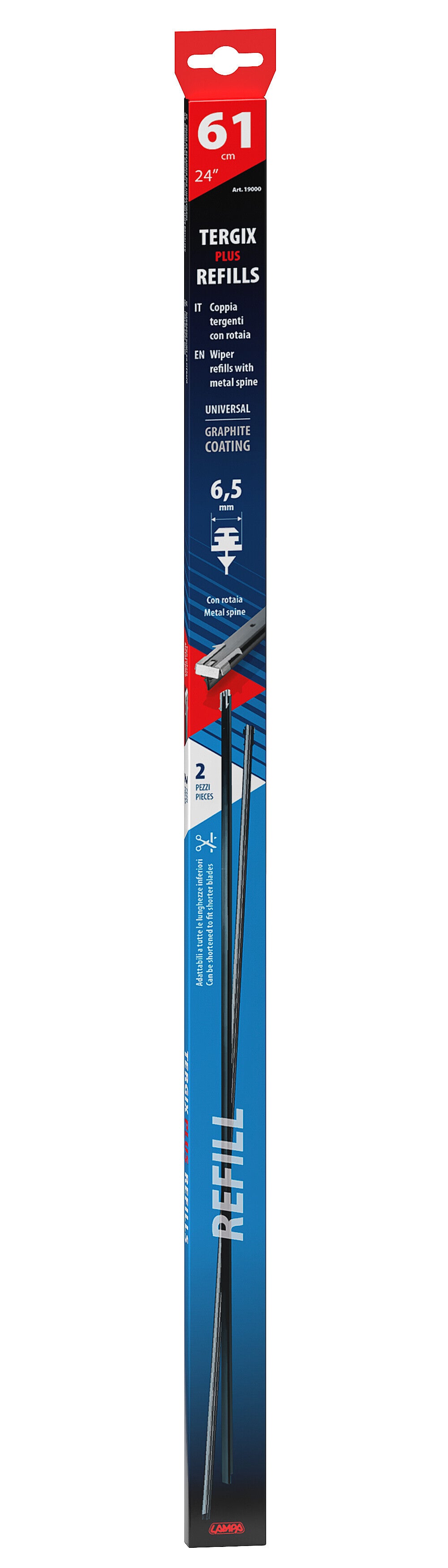 Tergix Plus - 61 cm - con rotaia - 2 pz
