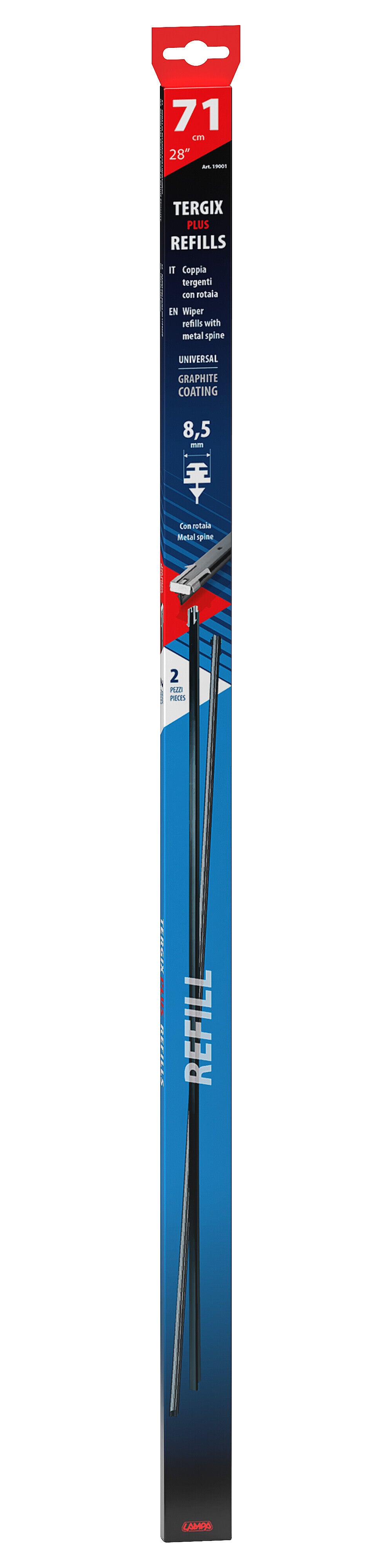 Tergix Plus - 71 cm - con rotaia - 2 pz