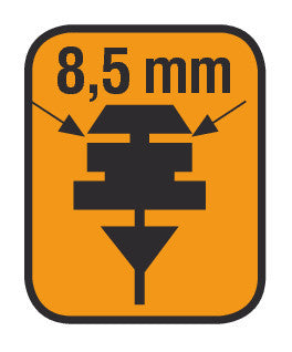 Tergix Plus - 71 cm - con rotaia - 2 pz