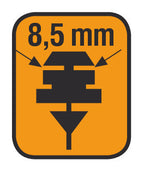 Tergix Plus - 71 cm - con rotaia - 2 pz