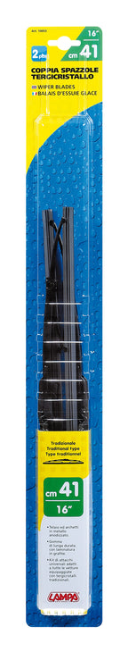 Standard, spazzole tergicristallo - 41 cm (16") - 2 pz