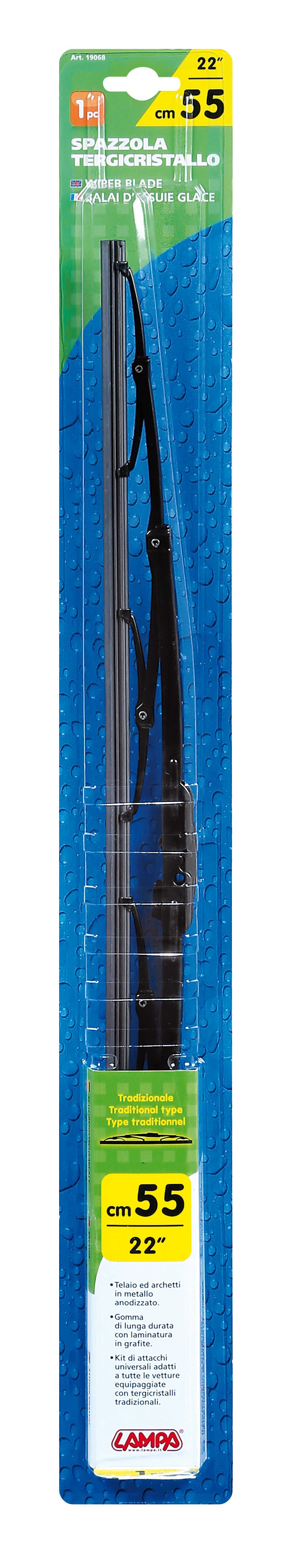 Standard, spazzola tergicristallo - 55 cm (22") - 1 pz