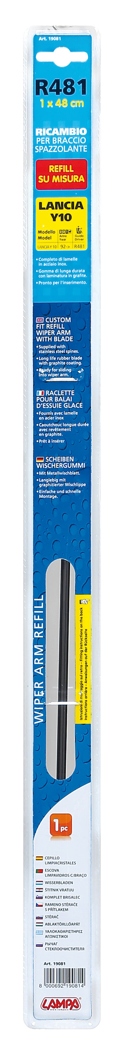 Refill tergi su misura - R481 - 48 cm - anteriore - 1 pz