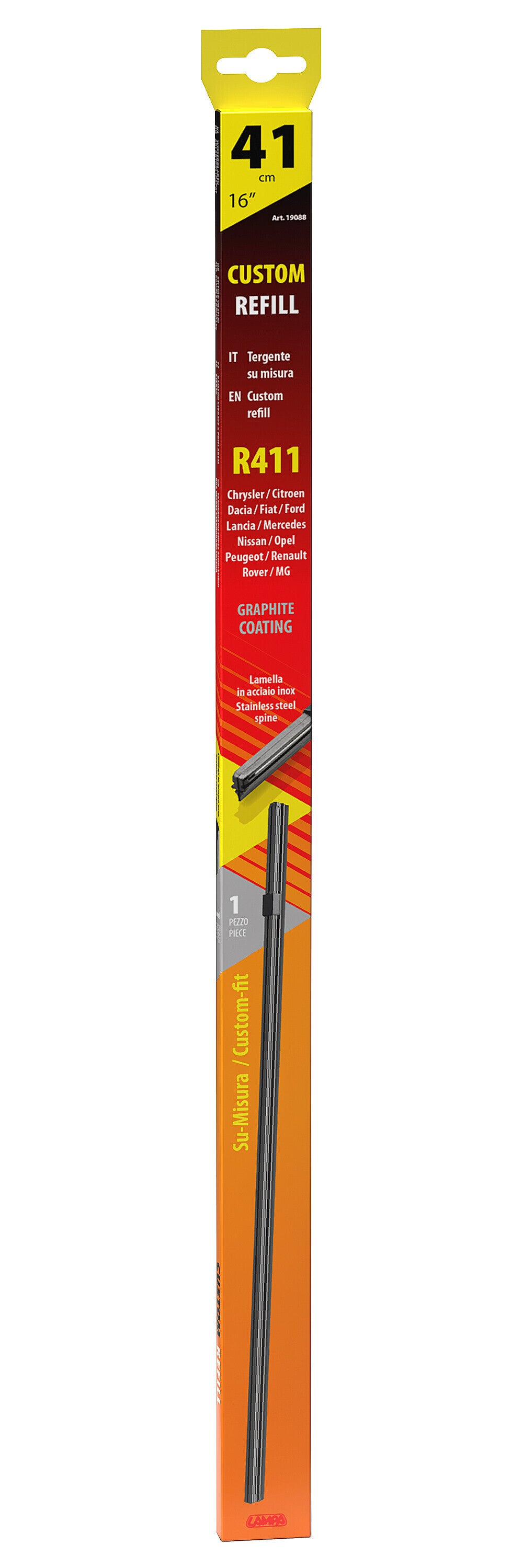 Refill tergi su misura - R411 - 41 cm - posteriore - 1 pz