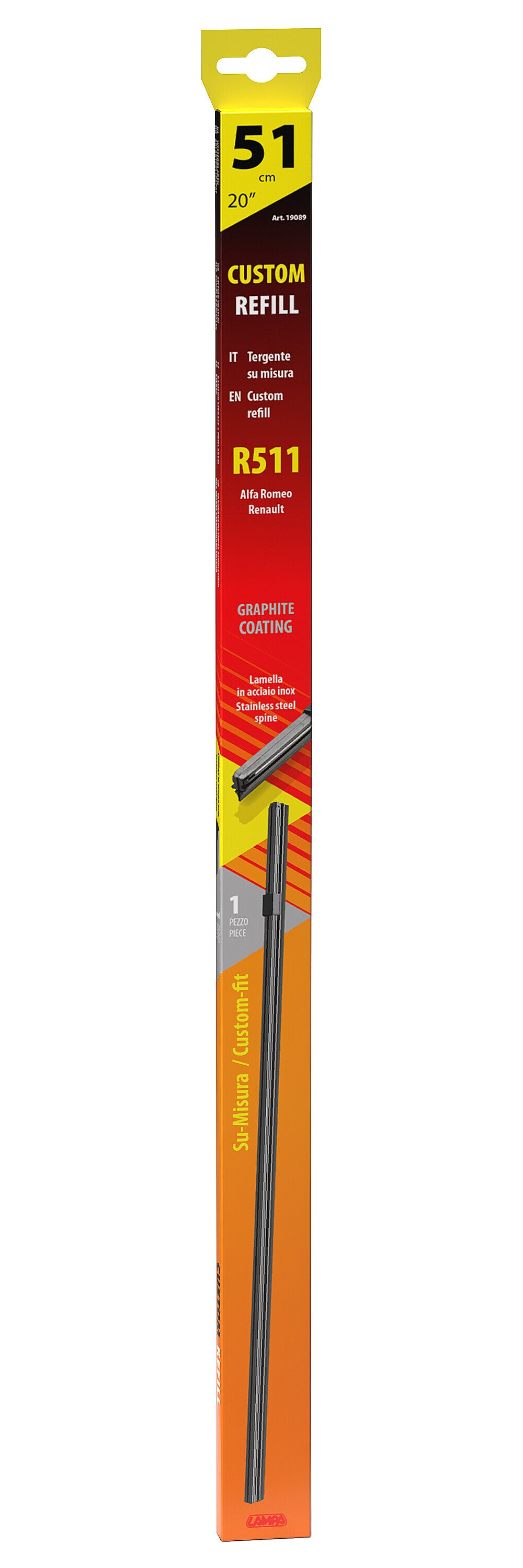 Refill tergi su misura - R511 - 51 cm - posteriore - 1 pz