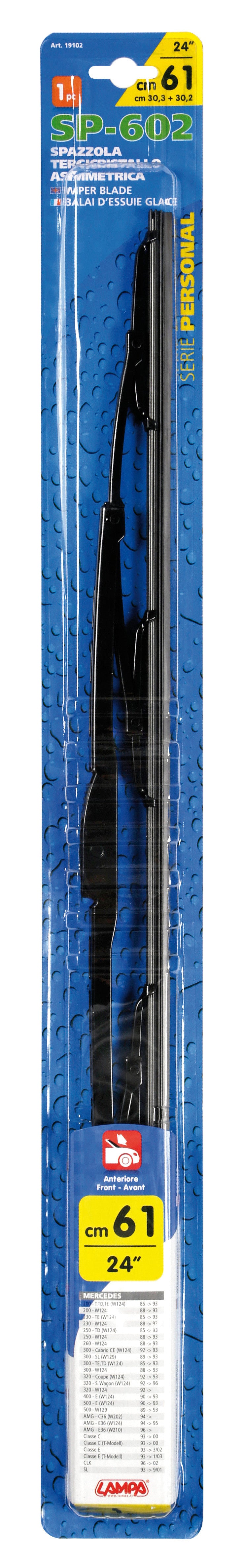 Personal, spazzola tergicristallo - SP602 - 61 cm (24") - anteriore - 1 pz