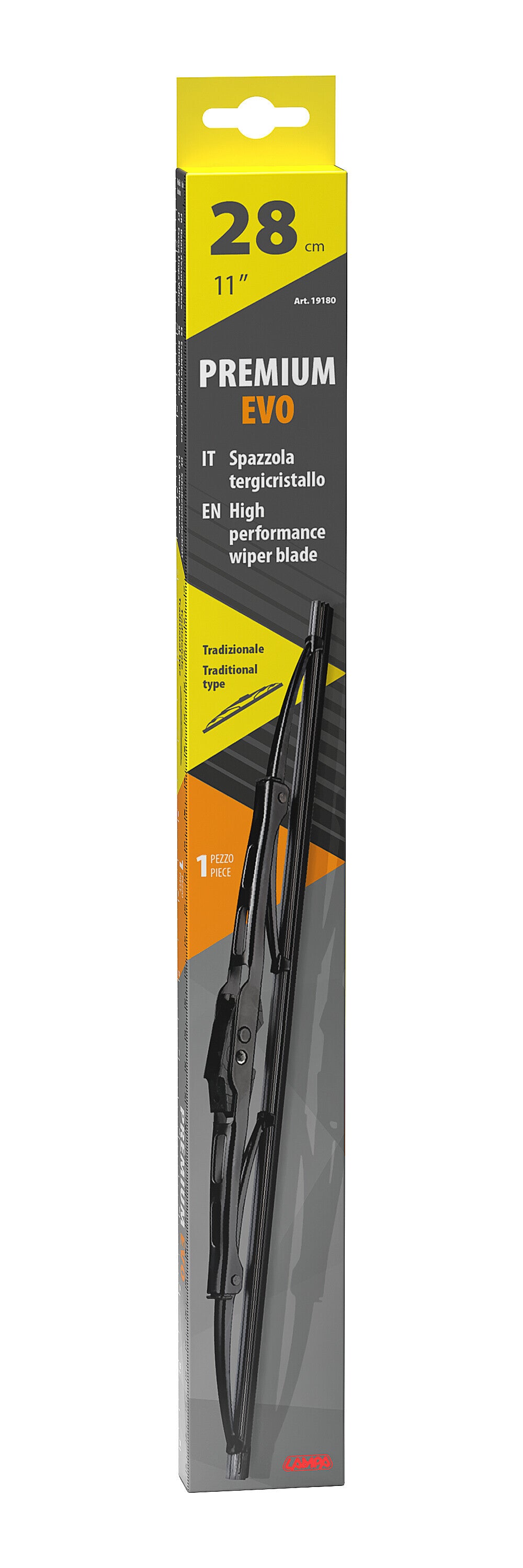 Premium Evo, spazzola tergicristallo - 28 cm (11") - 1 pz