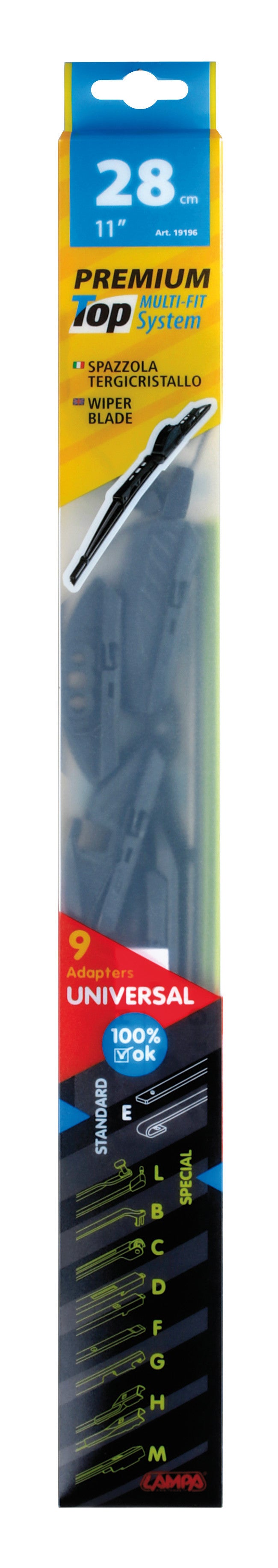 Premium Top, spazzola tergicristallo - 28 cm (11") - 1 pz
