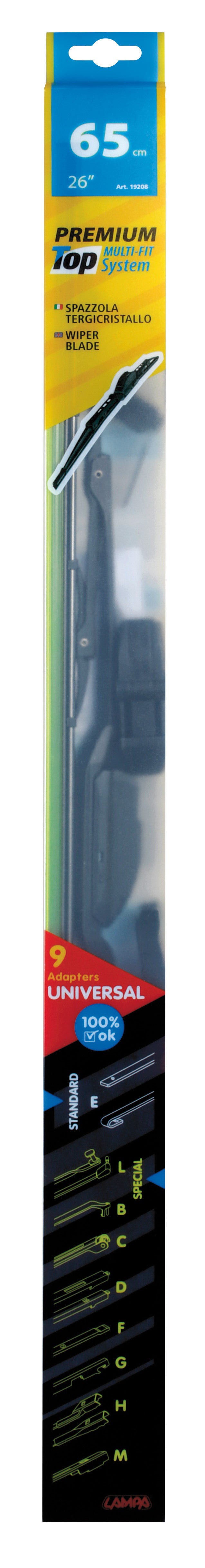 Premium Top, spazzola tergicristallo - 65 cm (26") - 1 pz