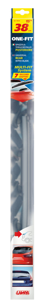 One Fit, spazzola tergicristallo posteriore - 38 cm (15") - 1 pz