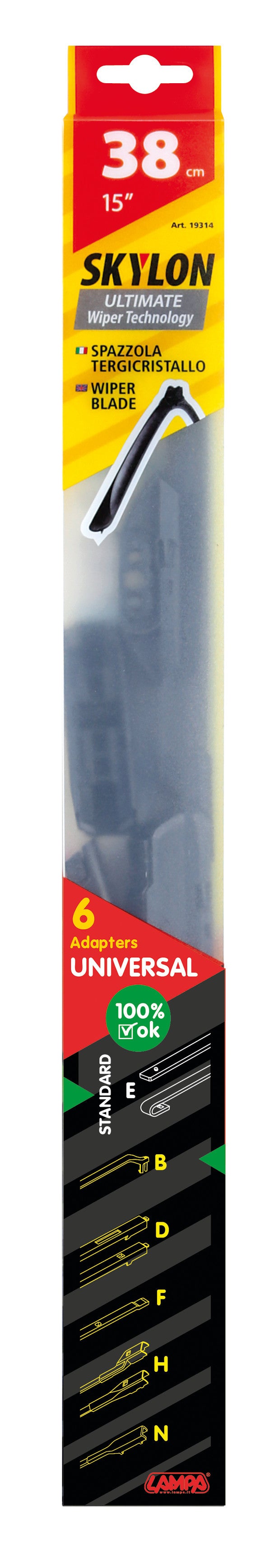 Skylon, spazzola tergicristallo - 38 cm (15") - 1 pz