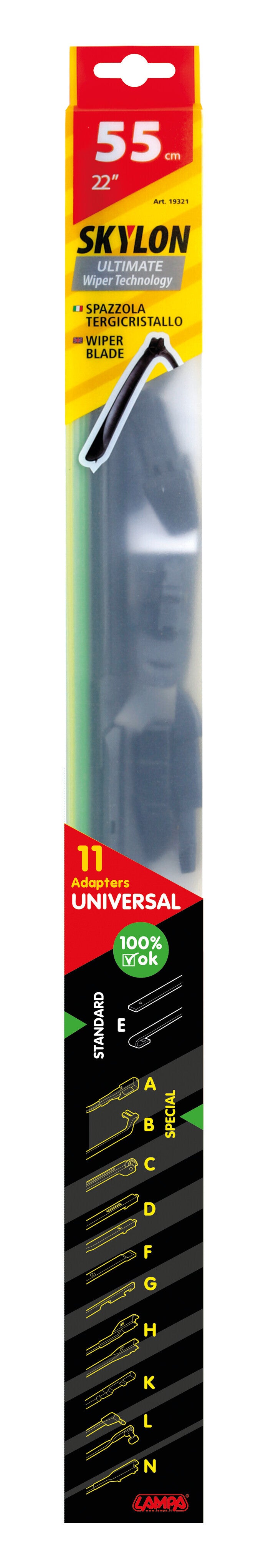 Skylon, spazzola tergicristallo - 55 cm (22") - 1 pz